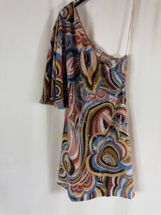 Ark & Co Dresses & Skirts - Sequin One Shoulder Mini Dress Women's S
Multicolor Bell Sleeve Ark & Co